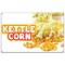 Signmission Kettle Corn Banner Heavy Duty 13 Oz Vinyl with Grommets Single Sided B-60 Kettle Corn - alternate 1
